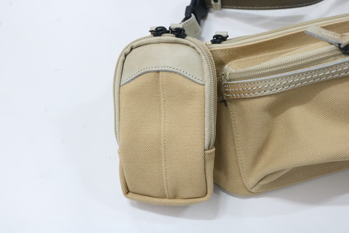 포터 캔버스 레더 배색 힙색 상품이미지5