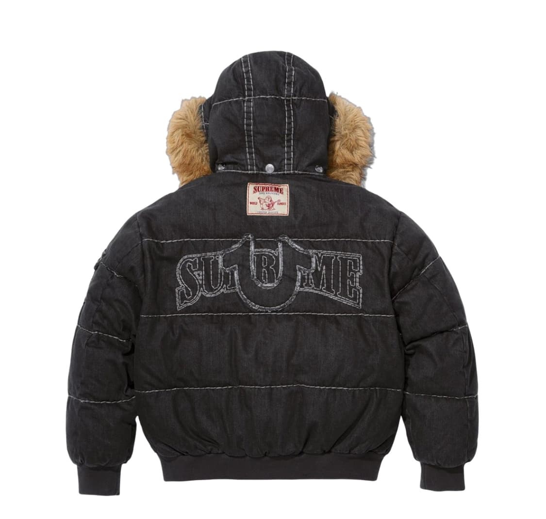 슈프림 x 트루릴리전 퍼피 자켓 블랙 패딩 -25fw 상품이미지3