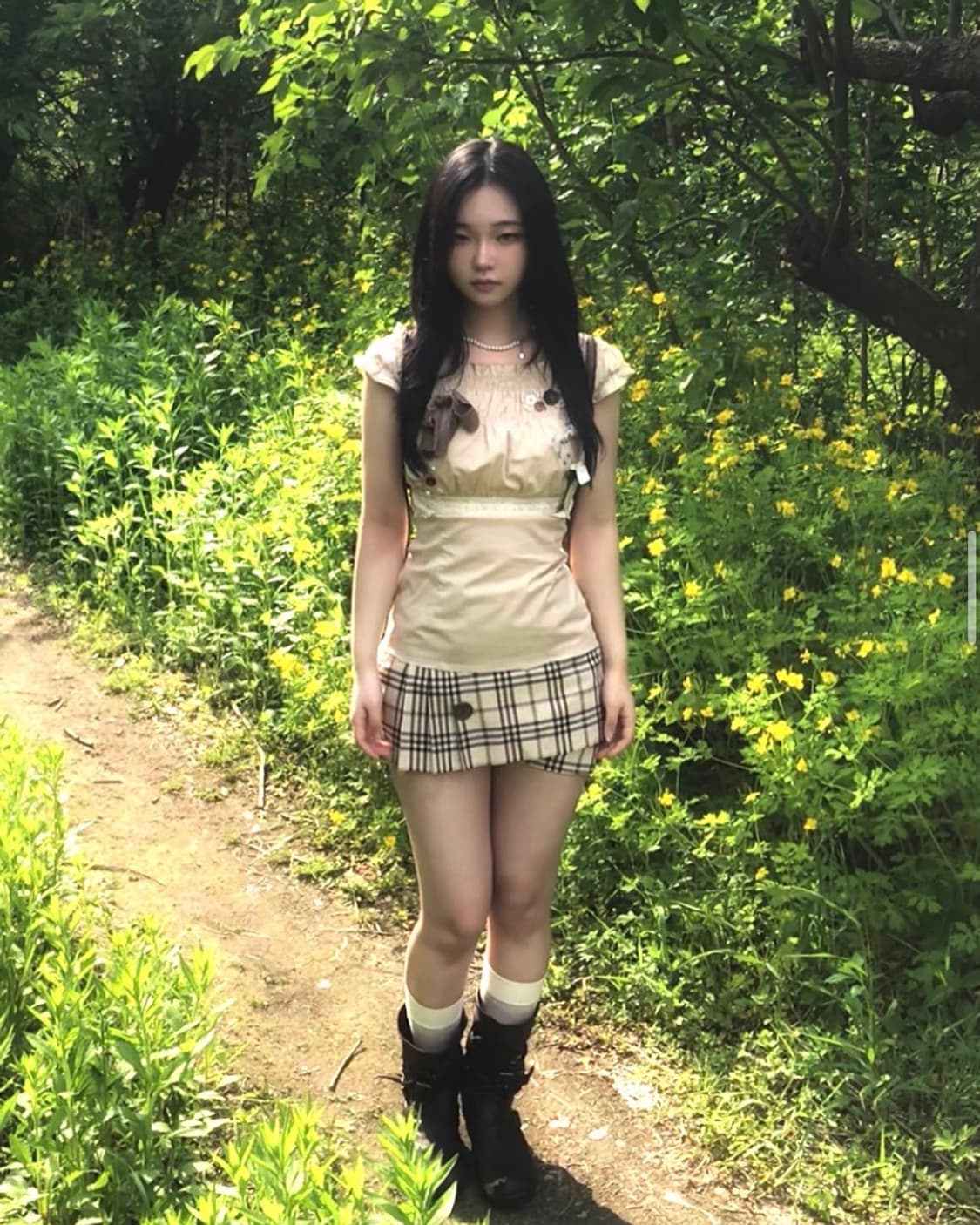 dandelian 빈티지 리메이크 핀터 니혼진 탑 상품이미지2
