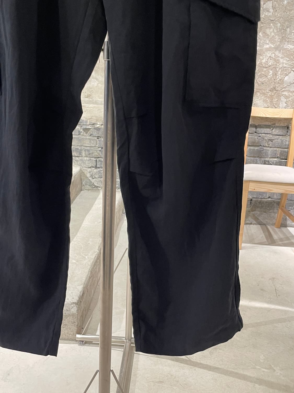 와이 쓰리 블랙 버클 코튼 카코 팬츠 상품이미지5