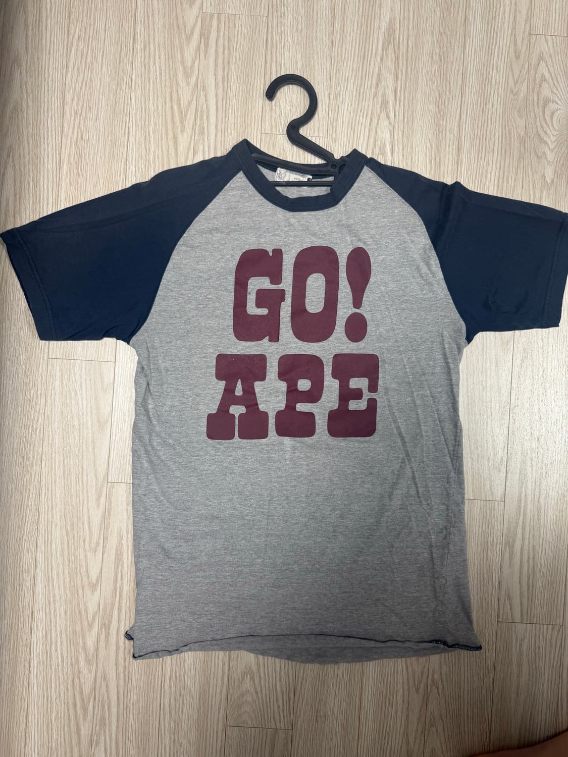 베이프 아카이브 go ape 래글런 티셔츠 상품이미지1