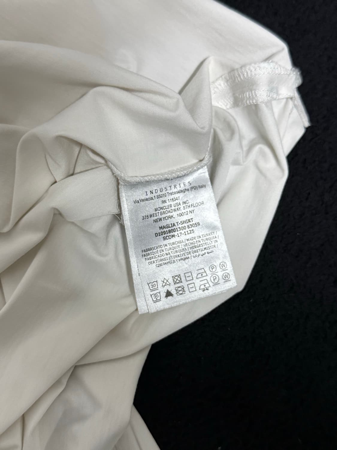 MONCLER 몽클레어 패치 로고 반팔 XL 상품이미지4