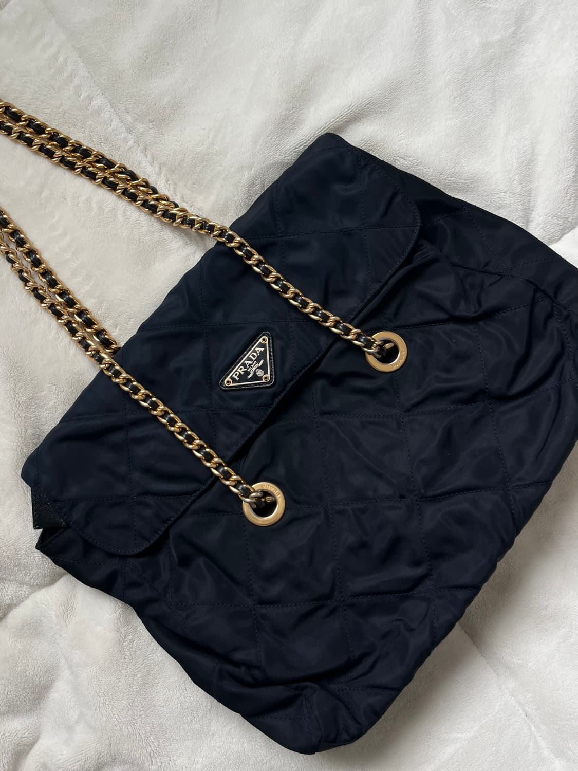 프라다 포코노 금장 체인 숄더백 가방 (정품) 상품이미지6