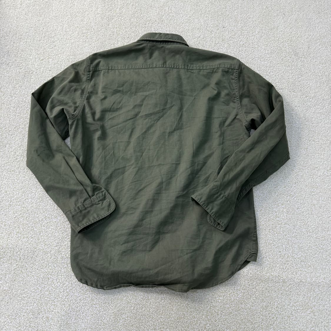 [L] 유니클로 밀리터리 카키 셔츠 1230T1 상품이미지2