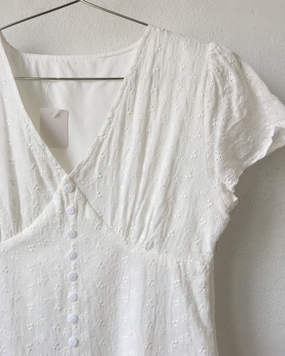 Pattern point button up dress 상품이미지4