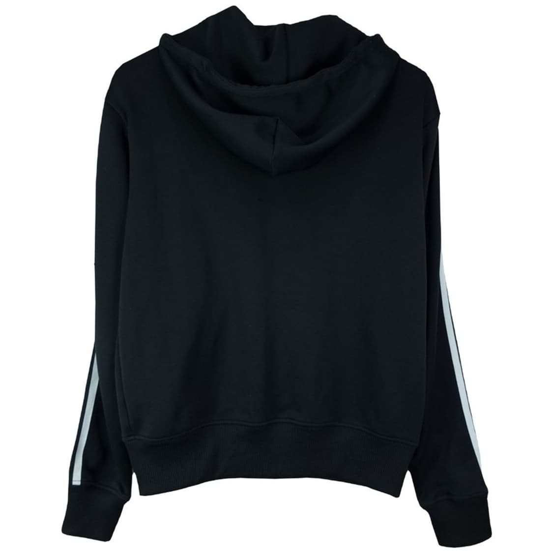 [아디다스] 삼선 루즈핏 후드 집업 블랙 M17376 상품이미지3