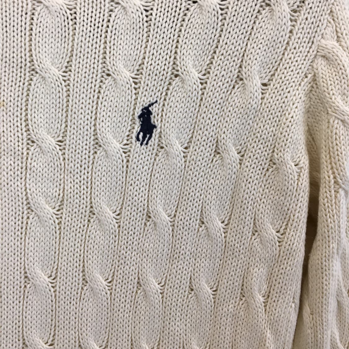 폴로 랄프로렌 케이블니트 95 아이보리  상품이미지2
