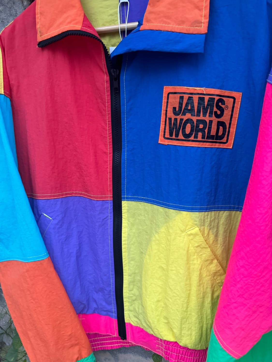 잼스월드 jams world 빈티지 컬러블록 바람막이 윈드브레이커 자켓 상품이미지3