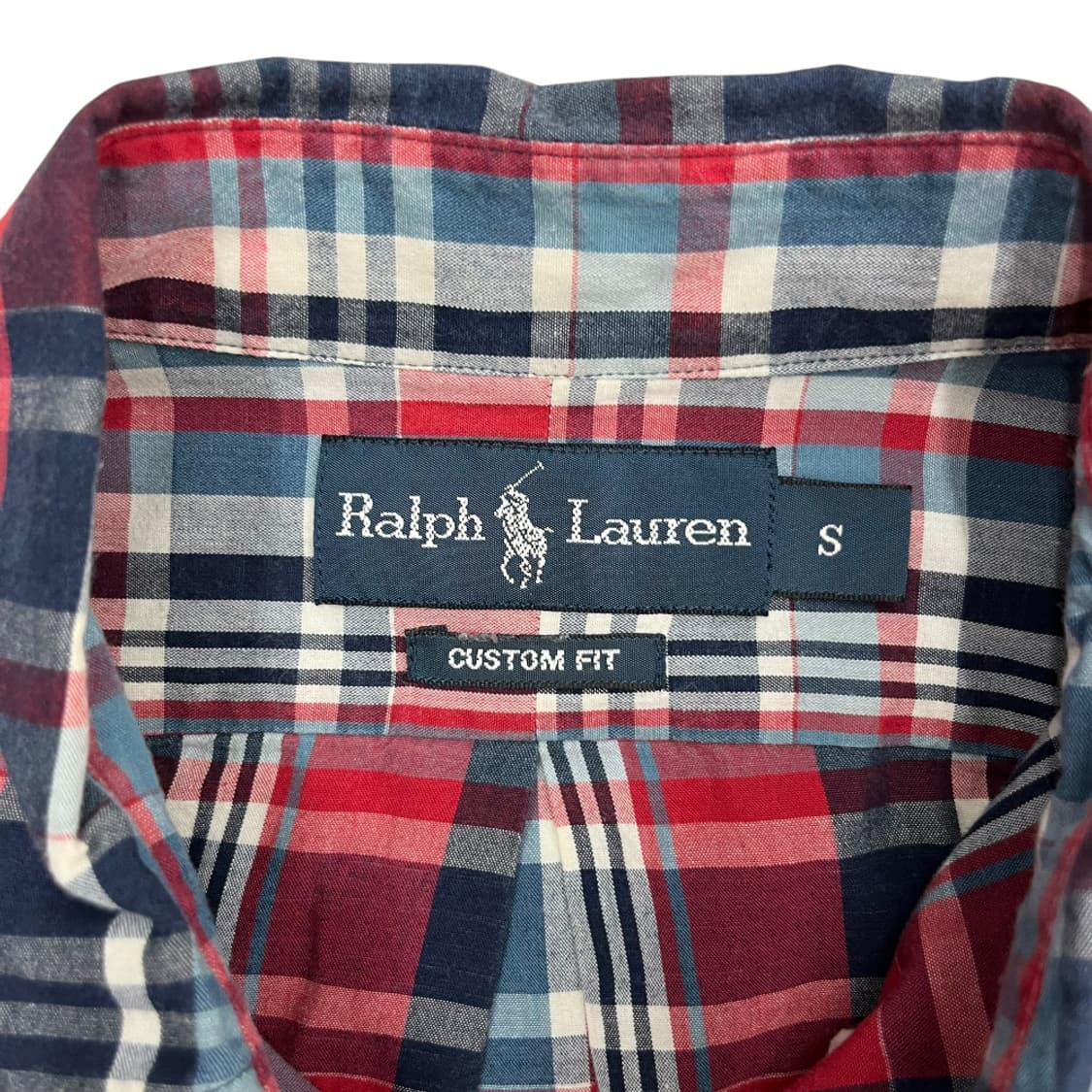폴로 랄프로렌 블랙포니 타탄체크 셔츠 S 상품이미지5