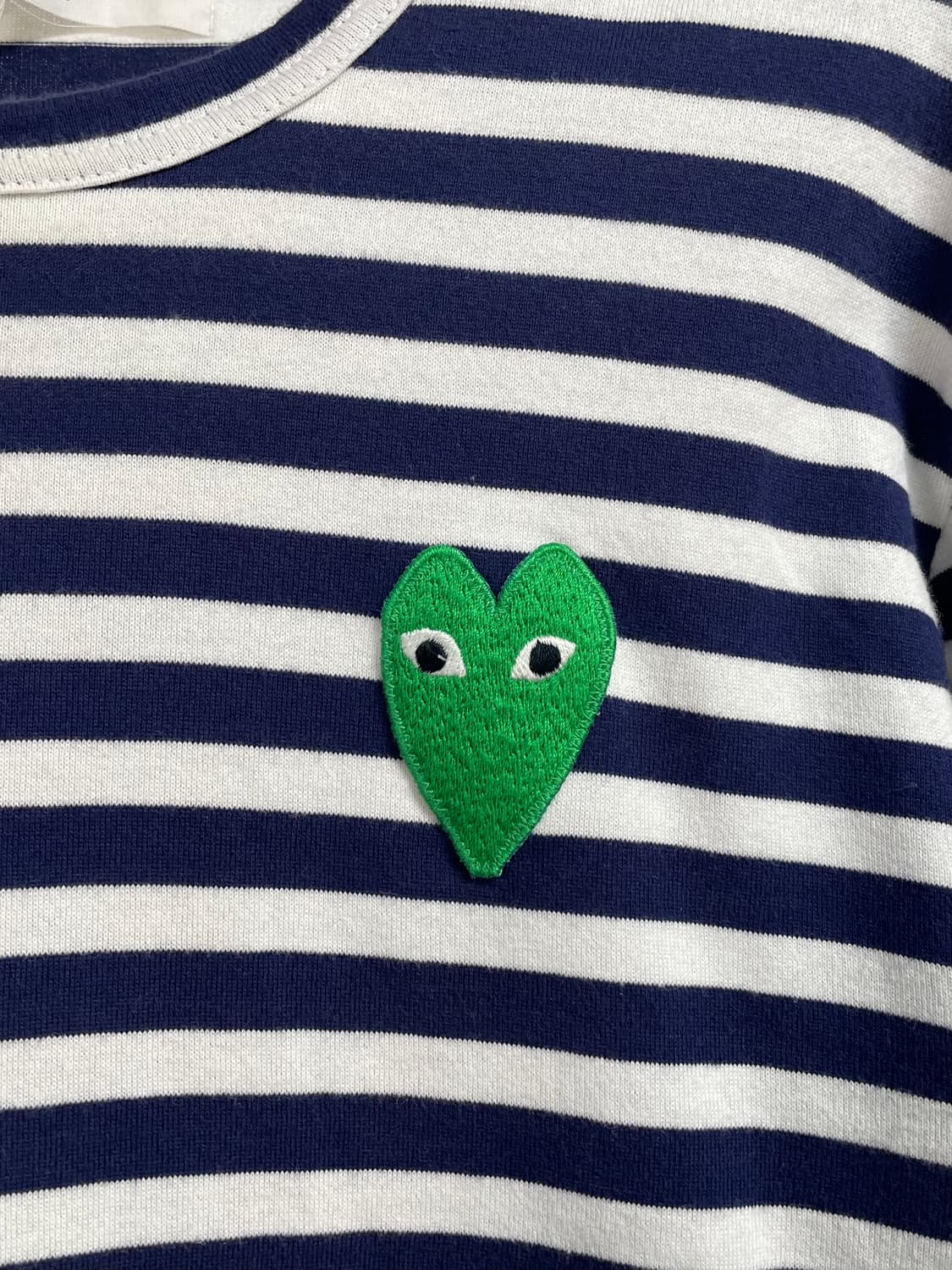 꼼데가르송 우먼스 스트라이프 롱슬리브 긴팔티 (on.568)  상품이미지4