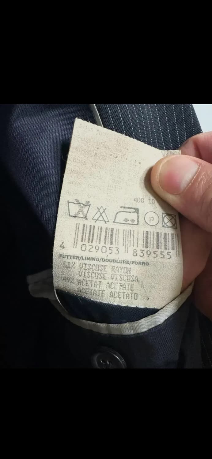 휴고보스(hugo boss) 스트라이프 블랙 싱글블레이져 자켓50size 상품이미지9