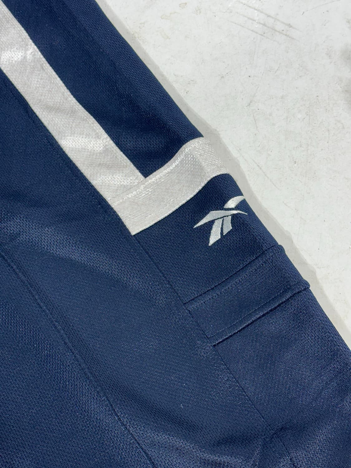 리복 네이비 와이드 화이트 포린크 추리닝 바지 트레이닝 팬츠  상품이미지6