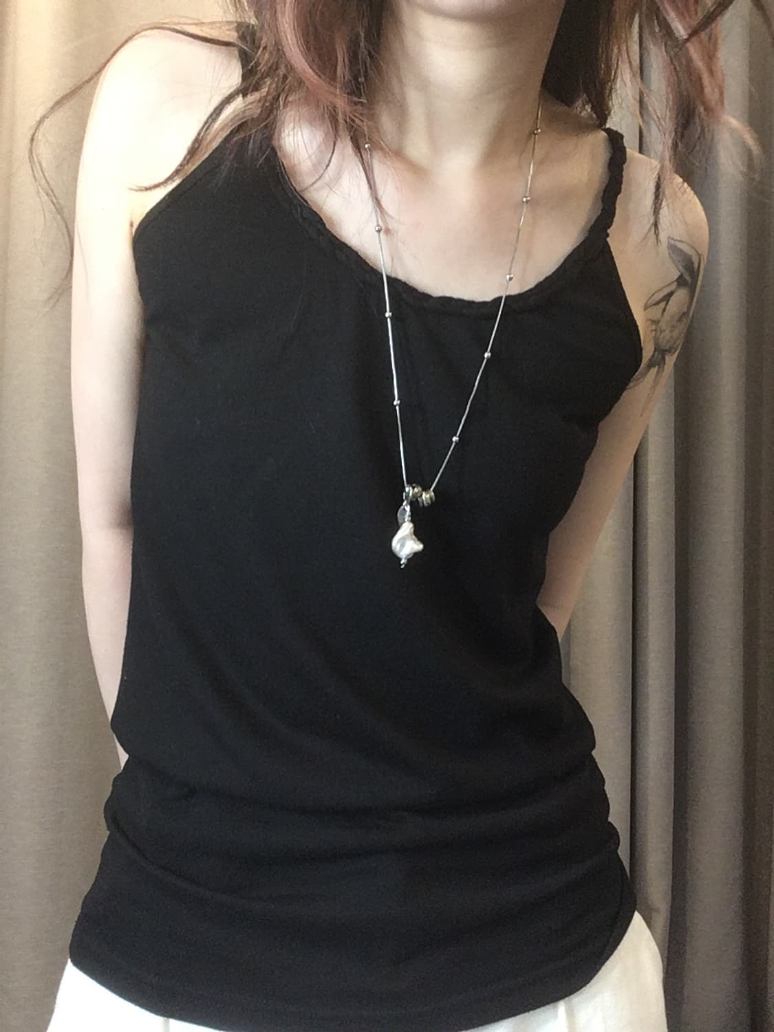 일본빈티지 루프 디테일 슬리브리스 상품이미지8