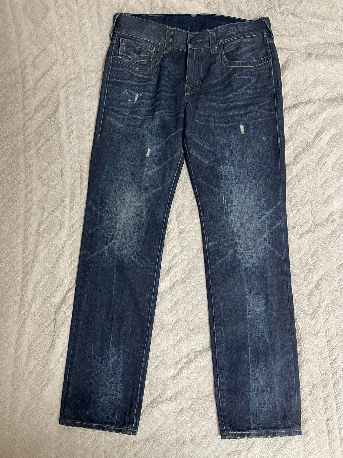 트루 릴리젼USA GENO W Flap  데님 청바지34(실측36) 상품이미지2