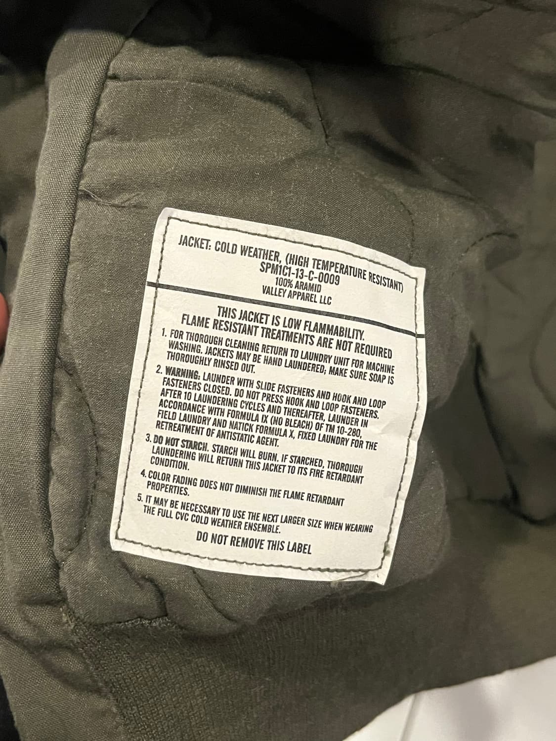 US Army CVC 미군 탱커 자켓 상품이미지7