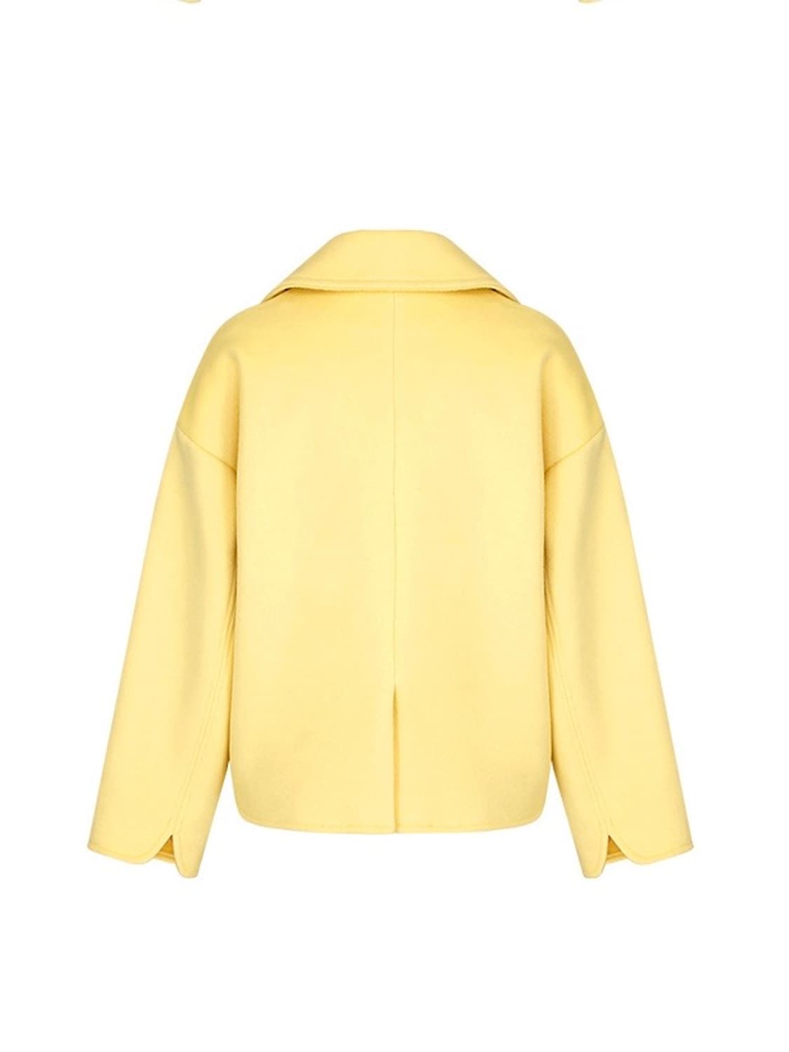 마가린핑거스 플라워버튼 울 레몬 카라 코트 F 상품이미지5