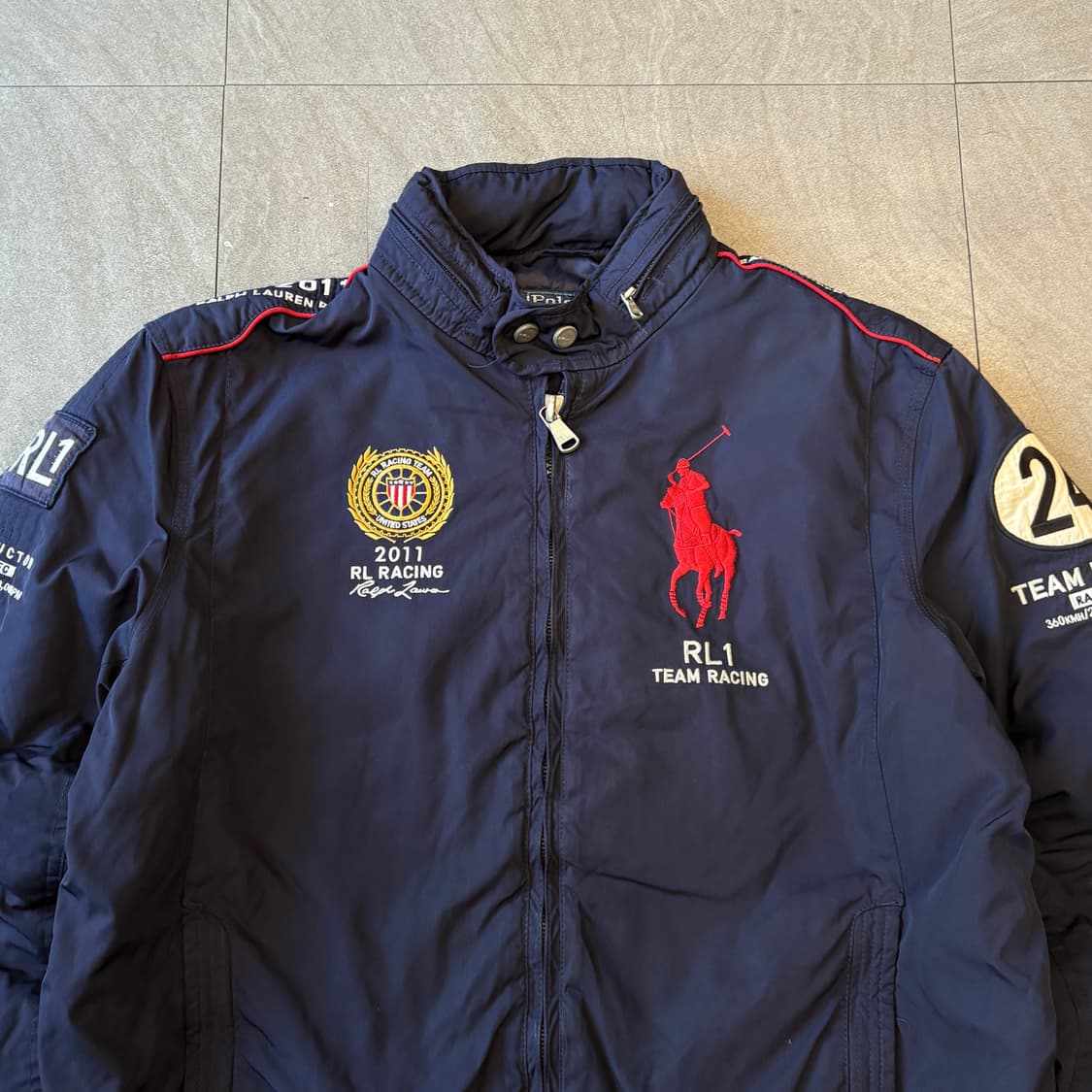 폴로 정품 네이비 US 레이싱 자켓 상품이미지3