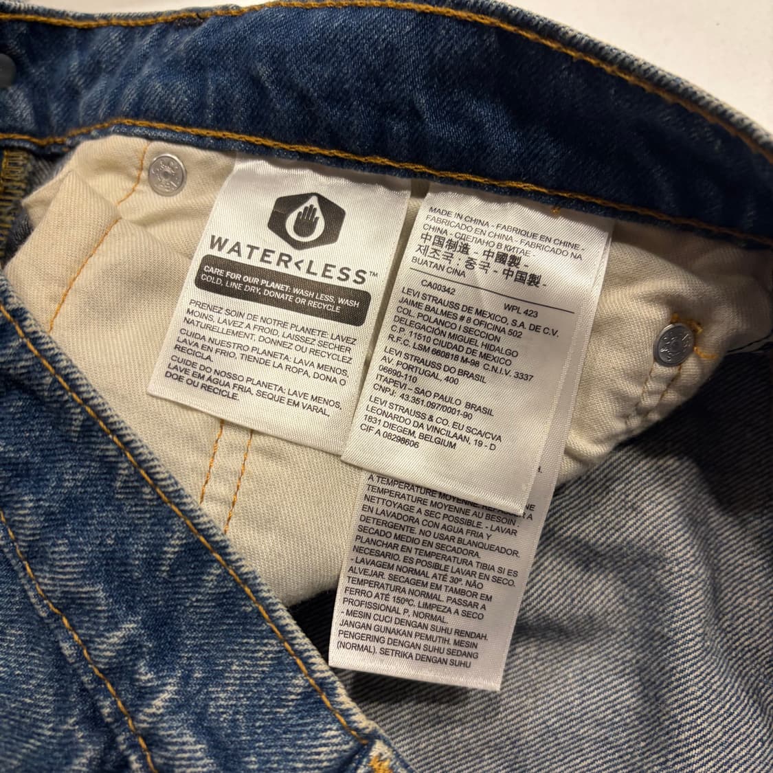 [34x32] 리바이스 511 청바지 데님 팬츠 D183 상품이미지6