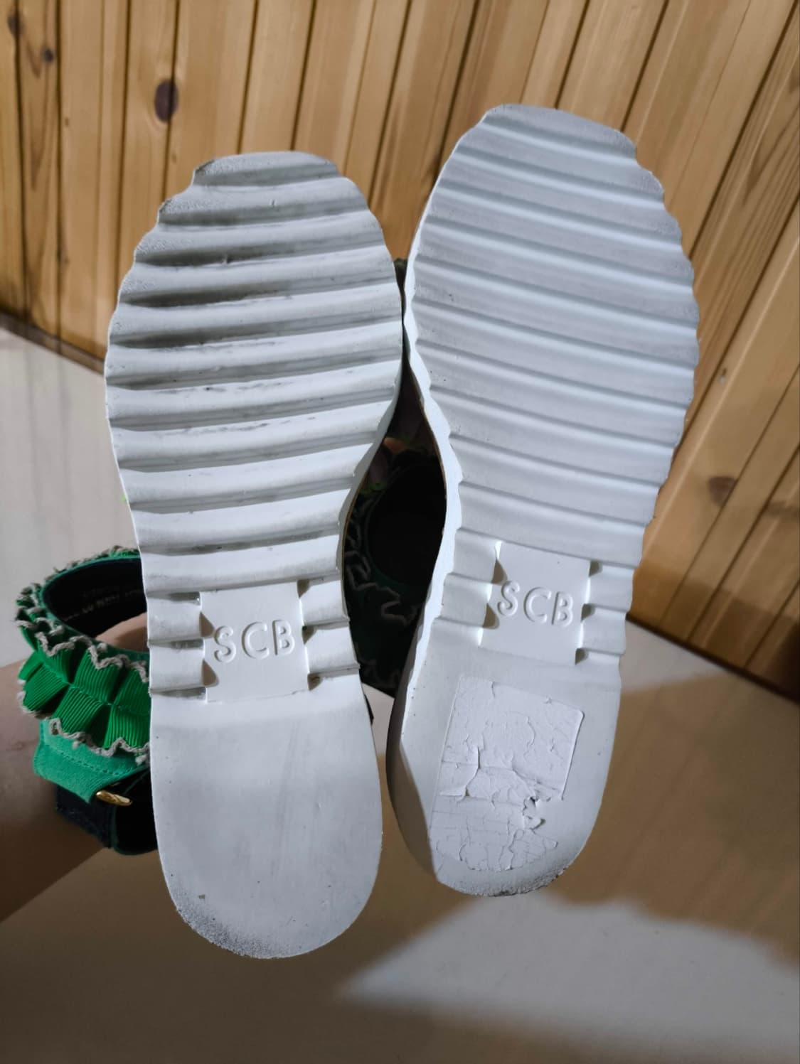 240mm 슈콤마보니 프릴 샌들 7.5cm 상품이미지8