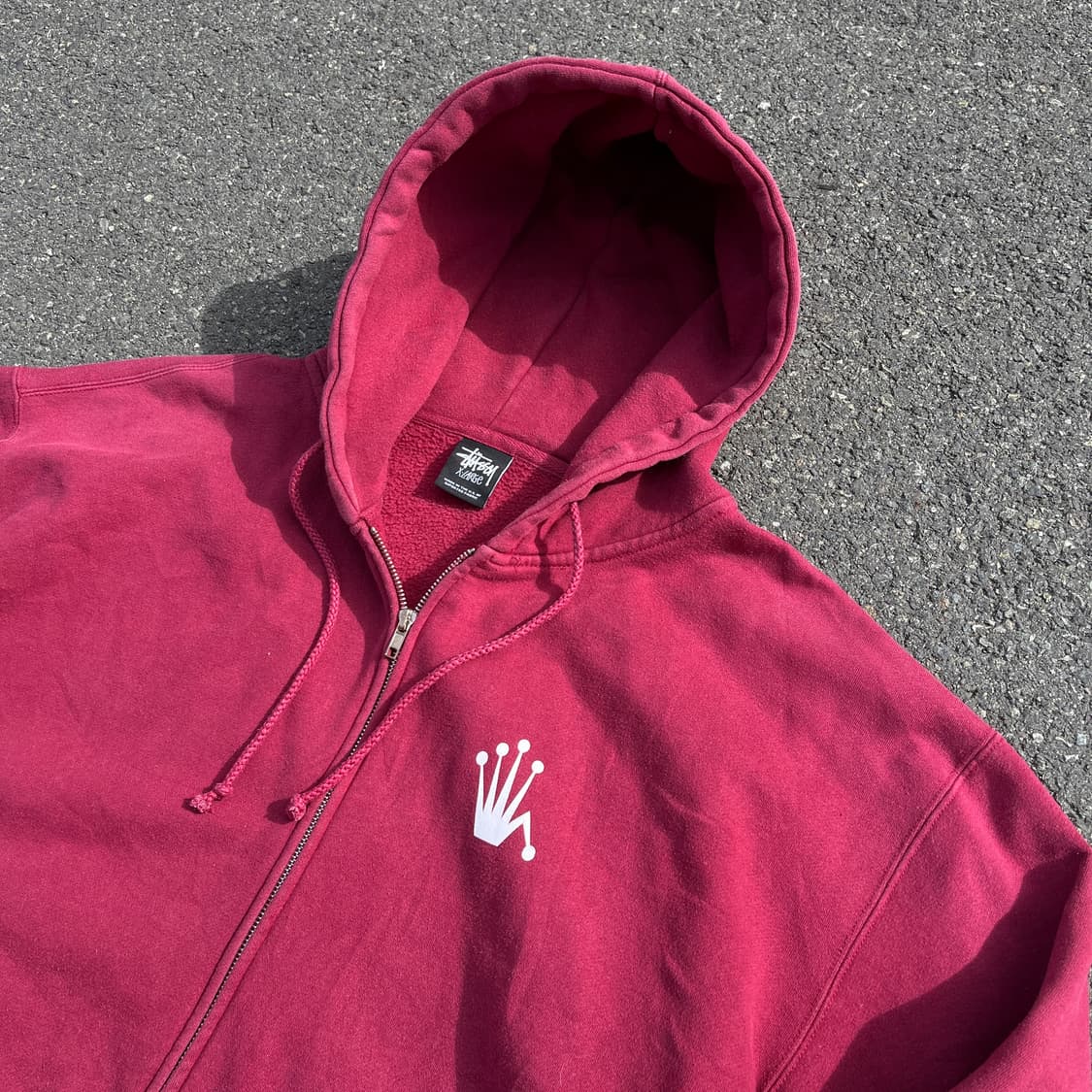 STUSSY Regal Crown Hoodie zip-up 상품이미지4
