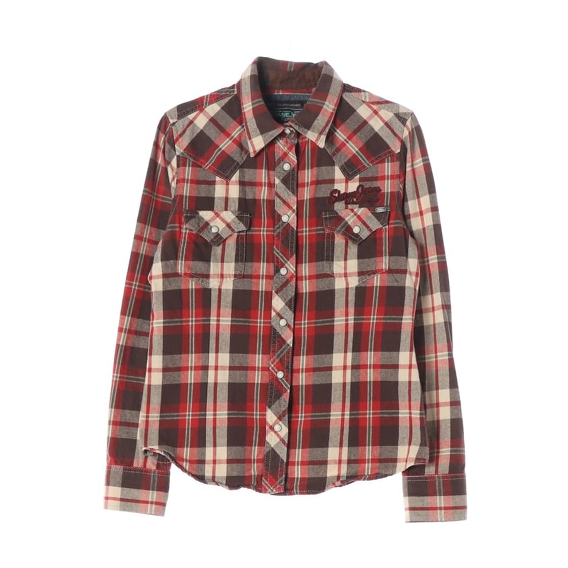 쉐인진 웨스턴 체크 셔츠 레트로 아메카지 FM 상품이미지1