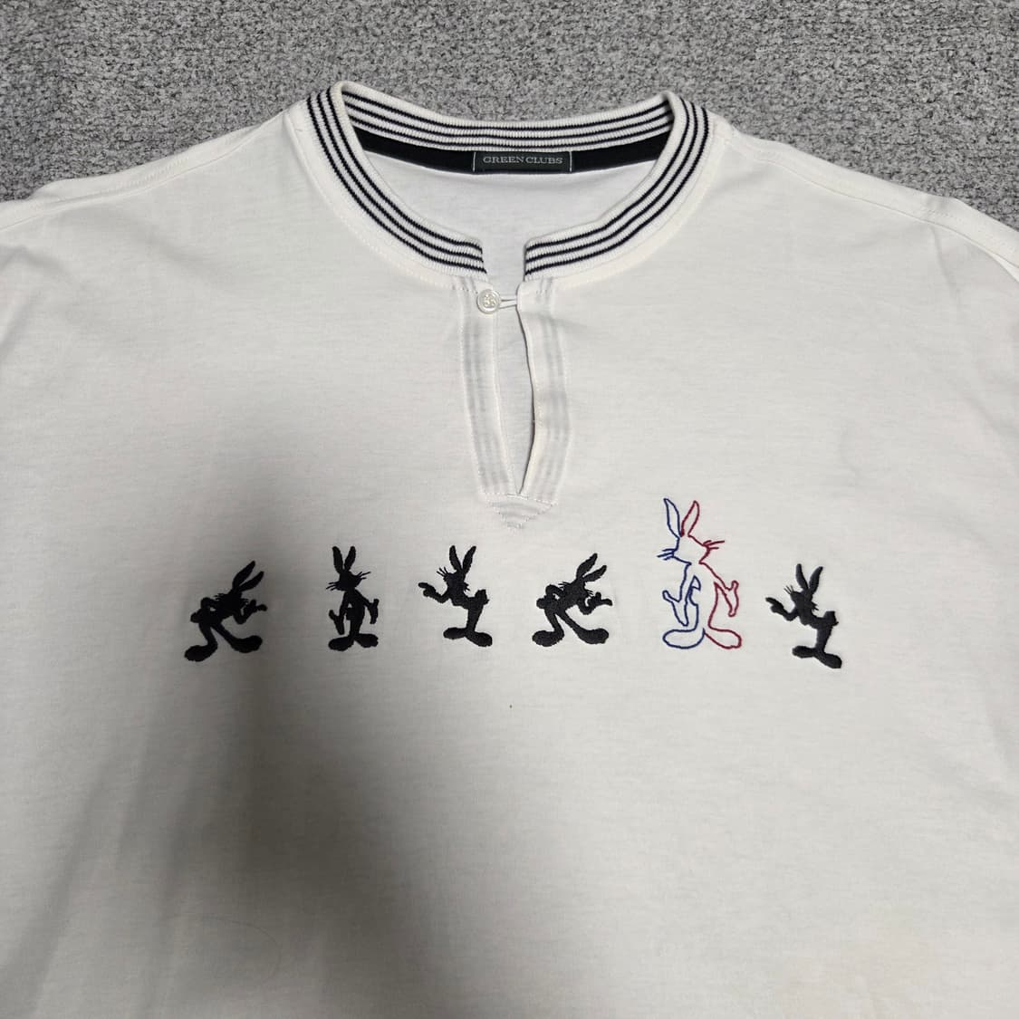 90s 일본제 Green Clubs 반팔 티셔츠 L(100) 상품이미지2