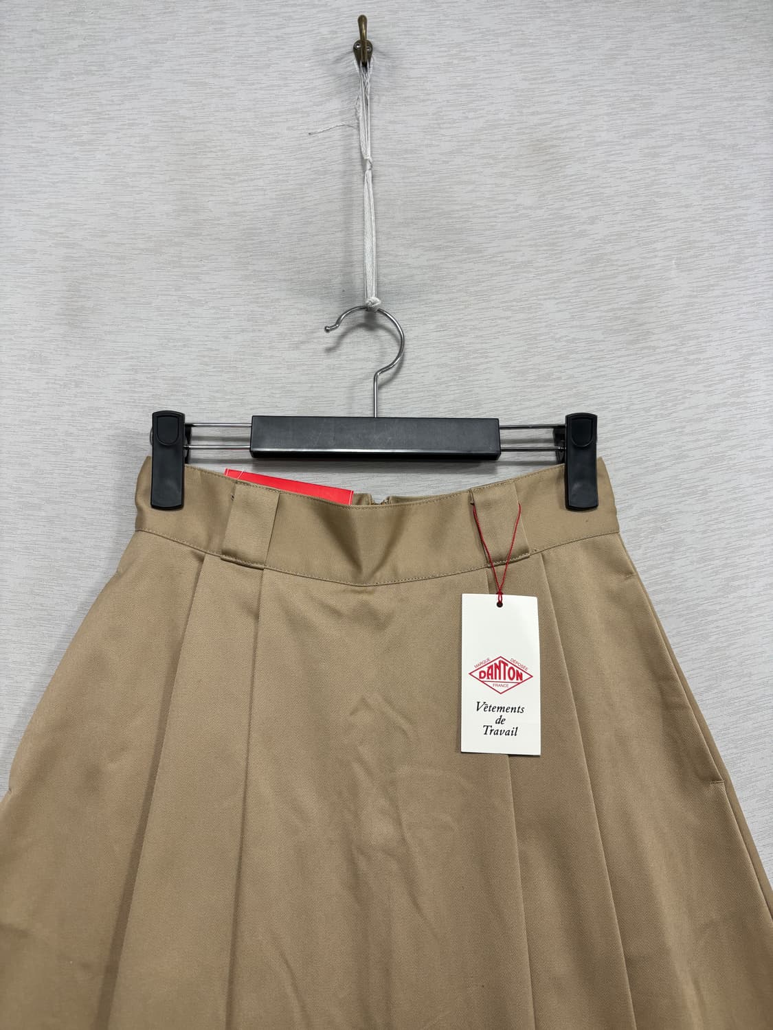 단톤 코튼 플리츠 롱스커트 상품이미지2