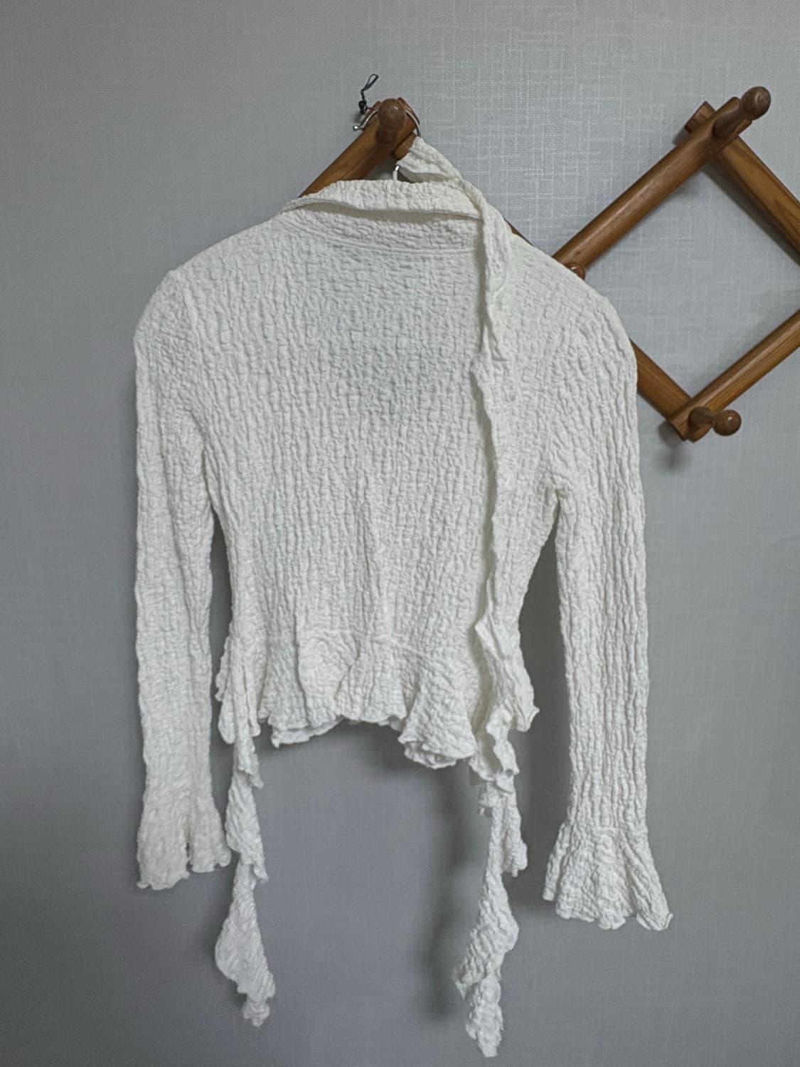 낫노잉 그런지 러플 블라우스 상품이미지6