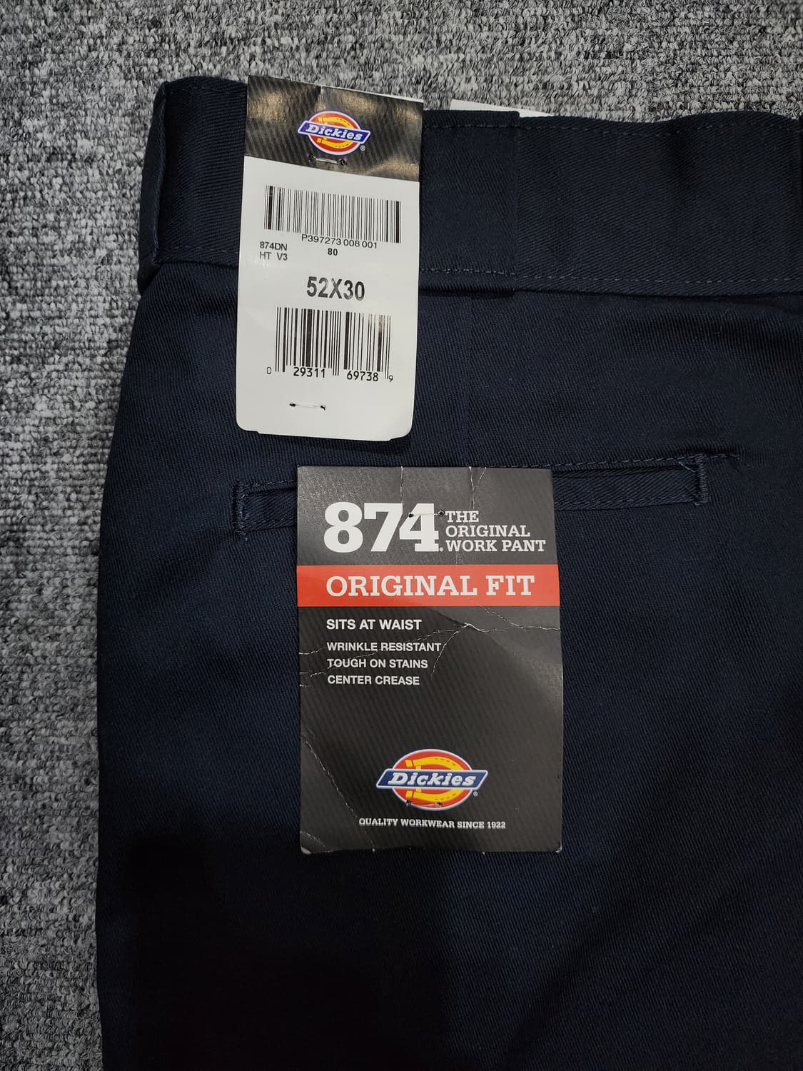 디키즈 빅사이즈 874 오리지널핏 워크 팬츠 바지 52 상품이미지7