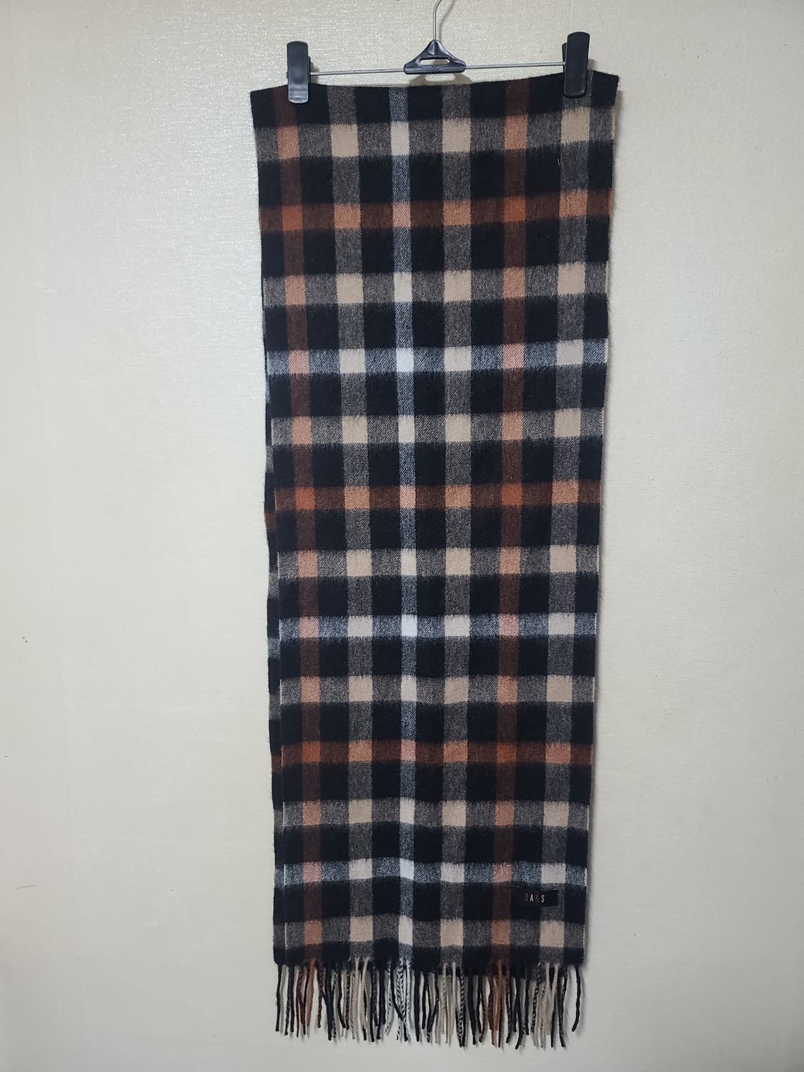 닥스 캐시미어 혼방 체크 머플러 상품이미지1