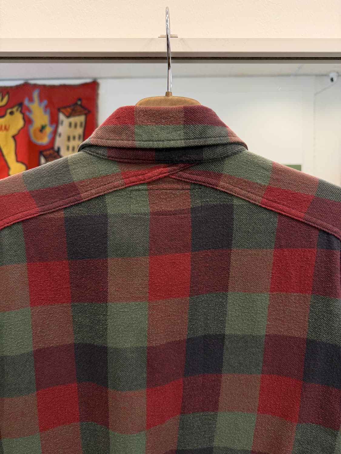 Nepenthes 네펜데스 플란넬 체크 셔츠 (made in Japan) 상품이미지6