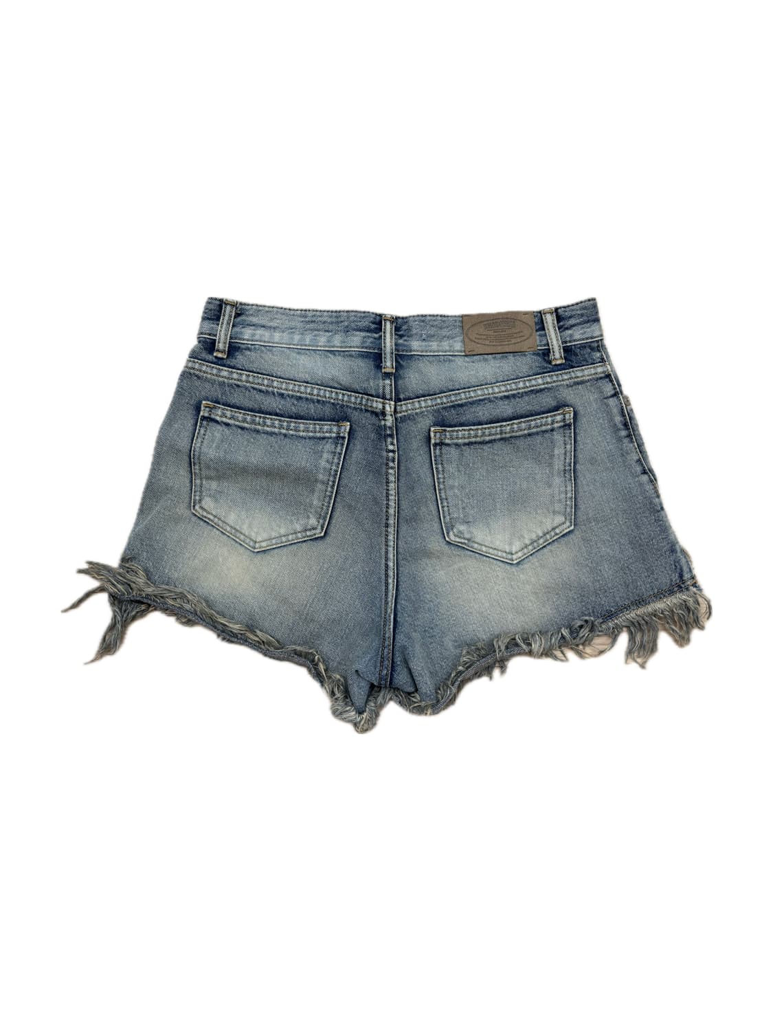 보헤미안서울 데미지 워싱 쇼츠 블루 L 상품이미지2