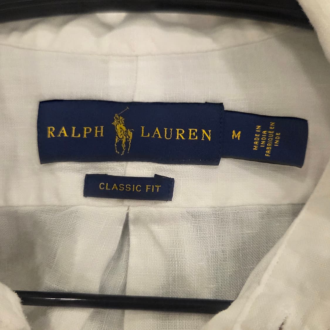 폴로 린넨 셔츠 화이트 클래식핏 m 상품이미지3