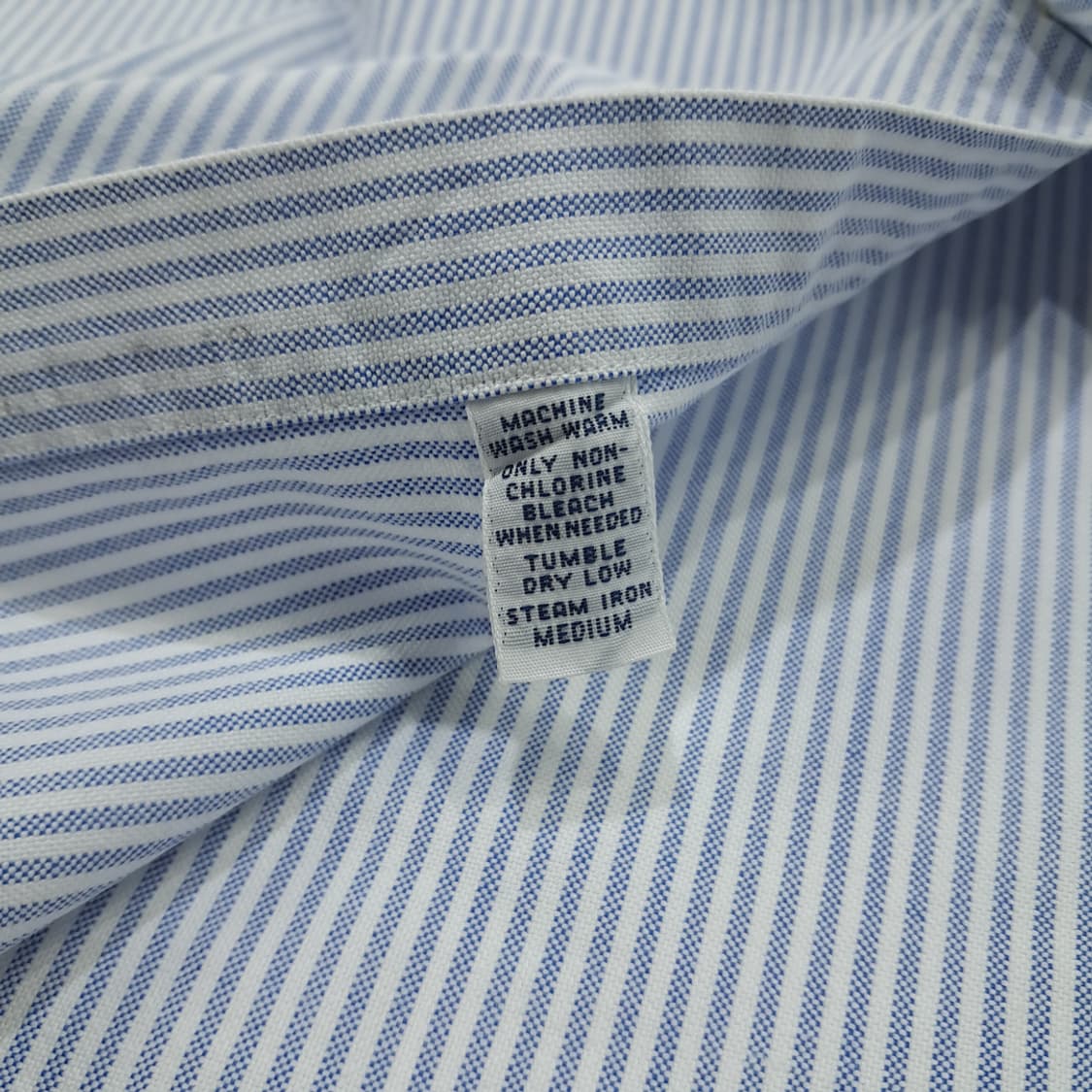 CN955 XL 폴로 랄프로렌 클래식블루 스트라이프 긴팔 셔츠 남방 상품이미지6