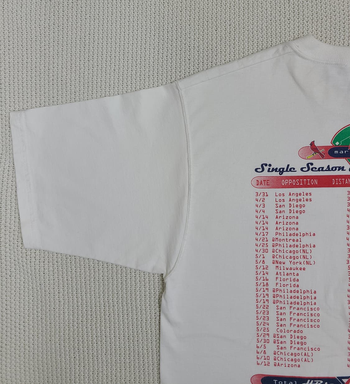 '90 MLB 마크 맥과이어 홈런 기념 티셔츠 상품이미지8