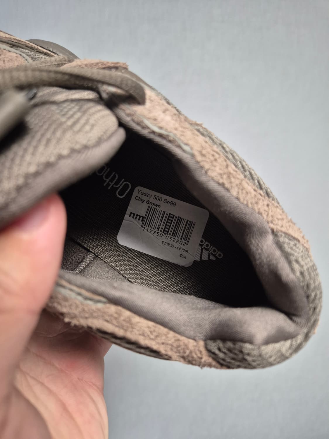 [새상품/265] 아디다스 이지 500 클레이 브라운 상품이미지5
