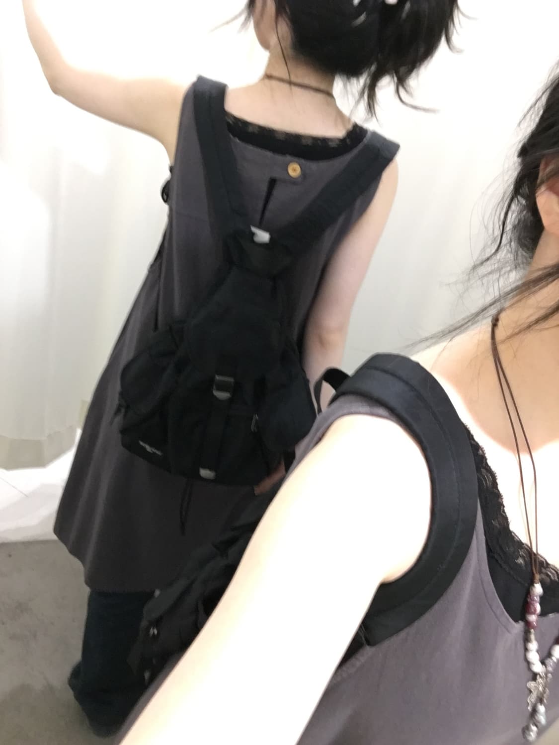 tous les calecons Noir Pocket Backpack 상품이미지9