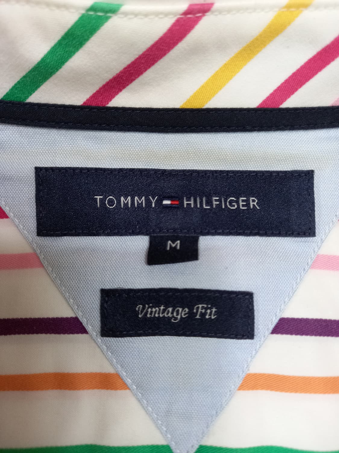 M95-L100 Tommy&Hilfiger 반팔셔츠 레이보우 L-693 상품이미지4