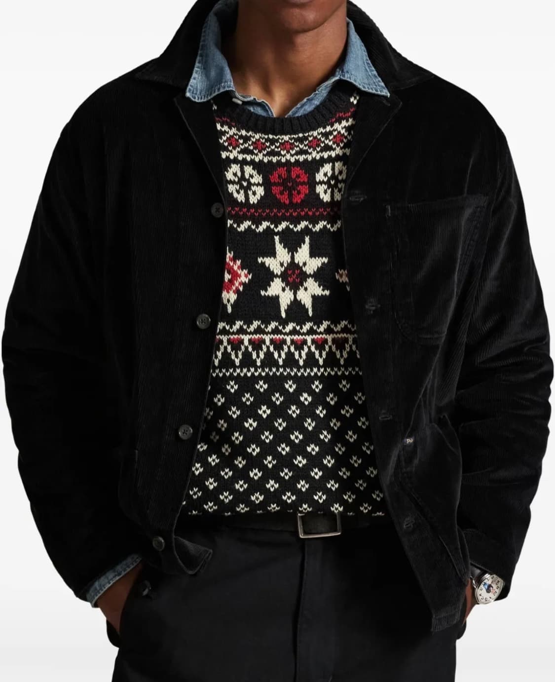 [L]폴로 코듀로이 셔츠 자켓 상품이미지7