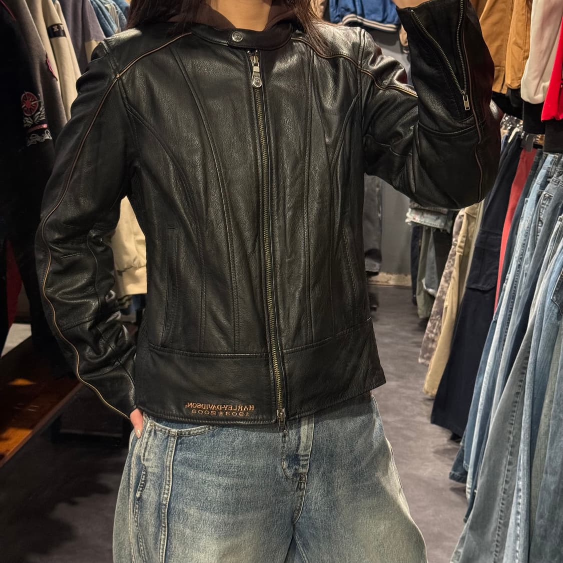 [IM]할리 데이비슨 레더자켓 상품이미지4