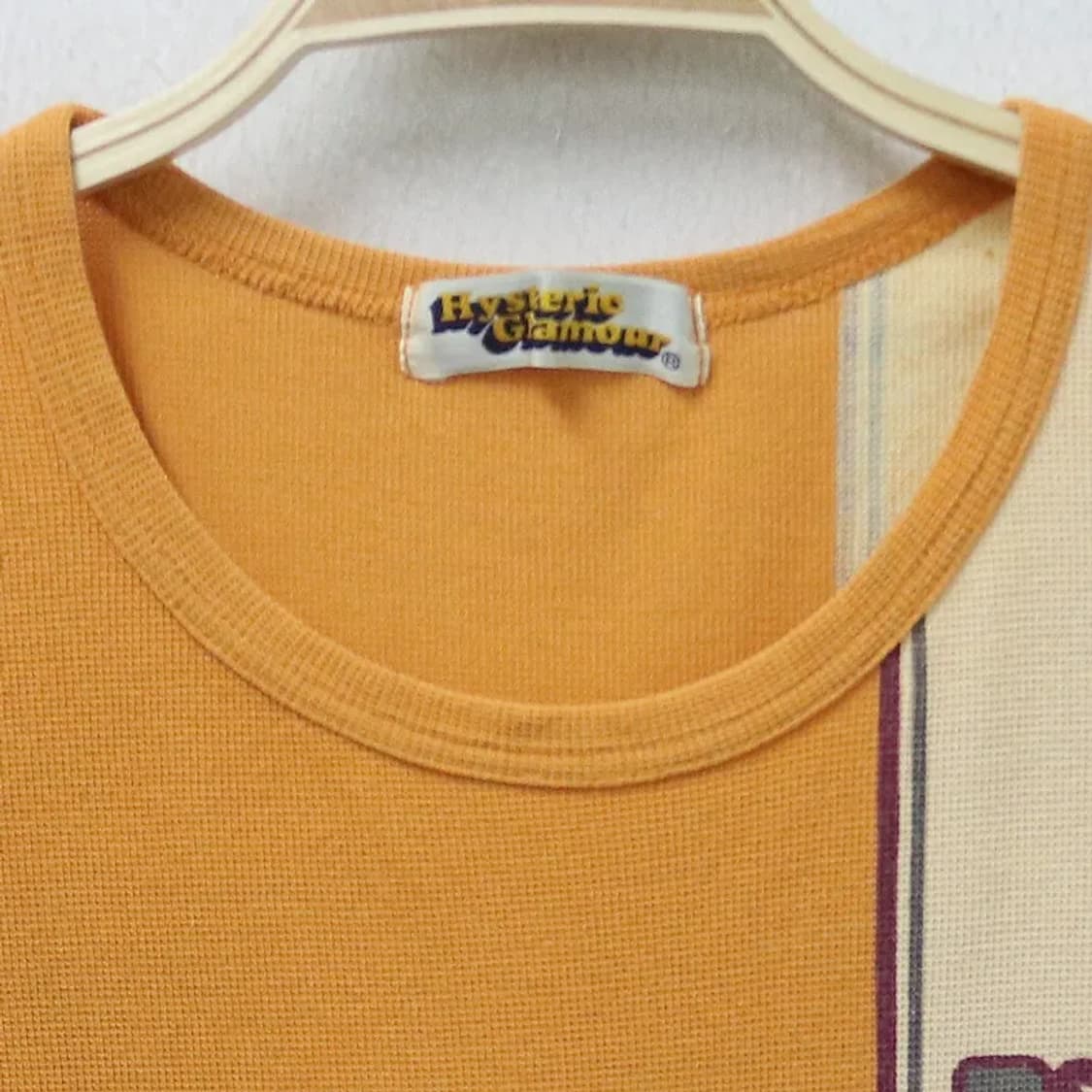 히스테릭 글래머 레터링 반팔 티셔츠 66802 상품이미지5