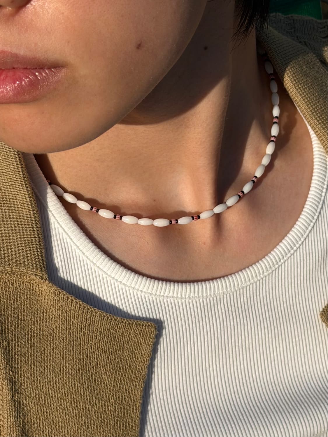 Seashell Necklace - Red 상품이미지4