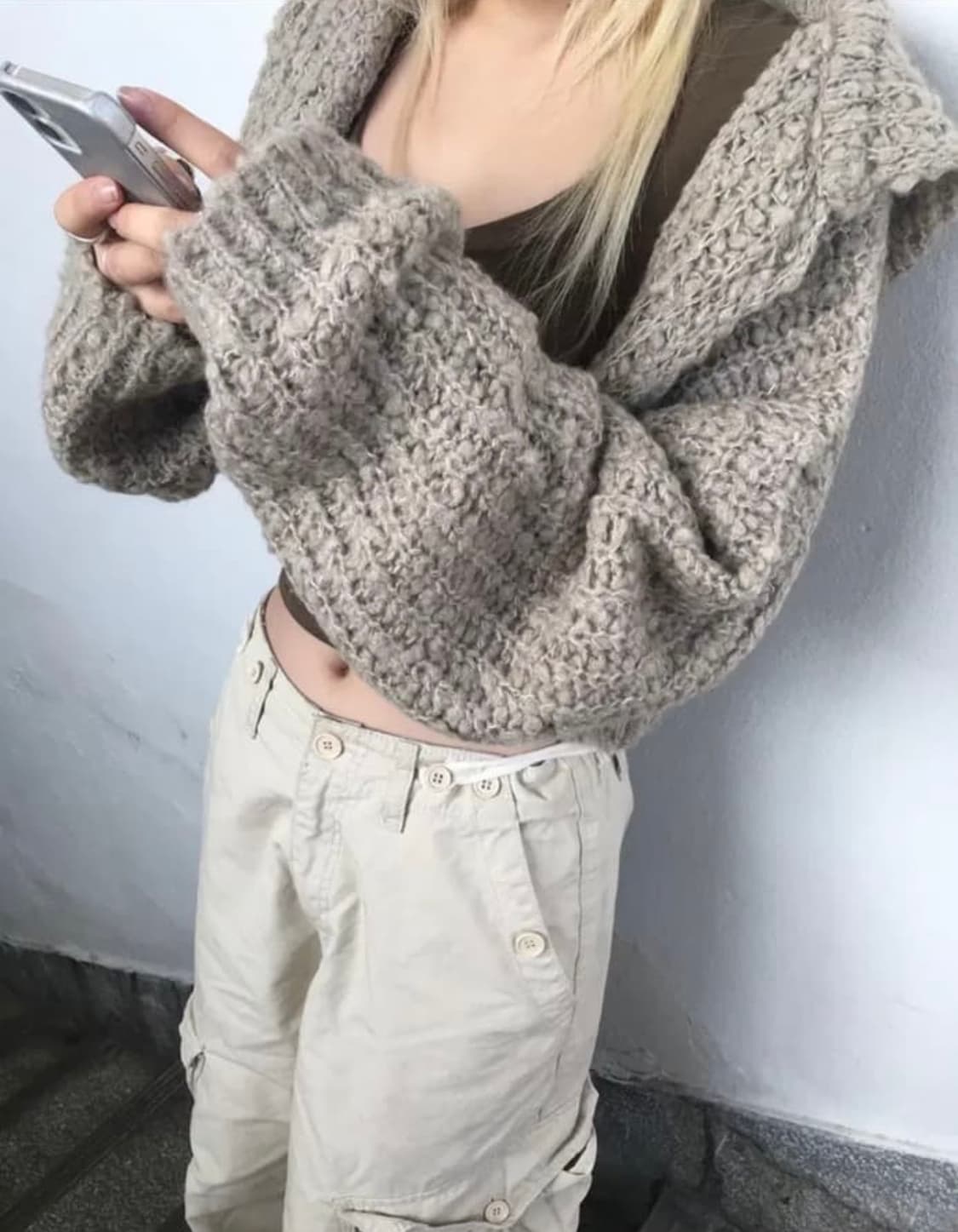 아워캐비넷 후드가디건 mongle hood cardigan 상품이미지2