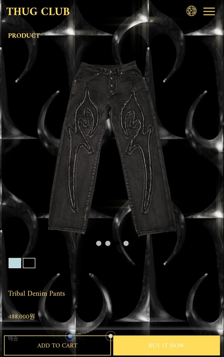 떠그클럽 트라이벌 팬츠 [Denim Tribal Pants] 상품이미지2