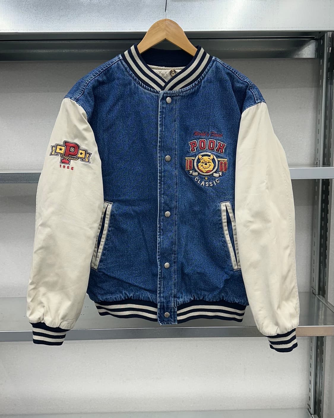 (S)90'S DISNEY 바시티 점퍼-M1173 상품이미지1