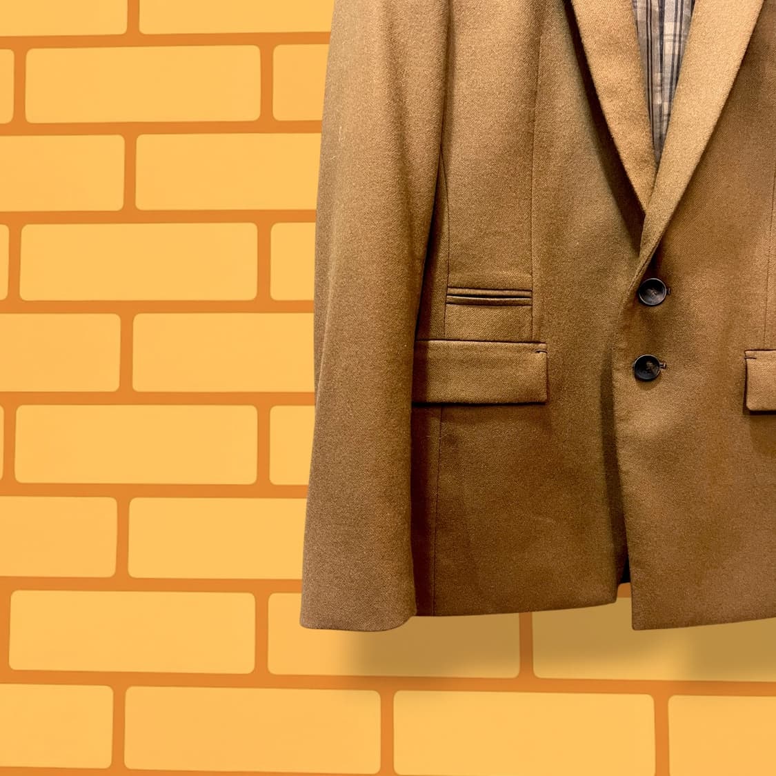 지오 송지오 브라운 블레이저 자켓 (M) 상품이미지3