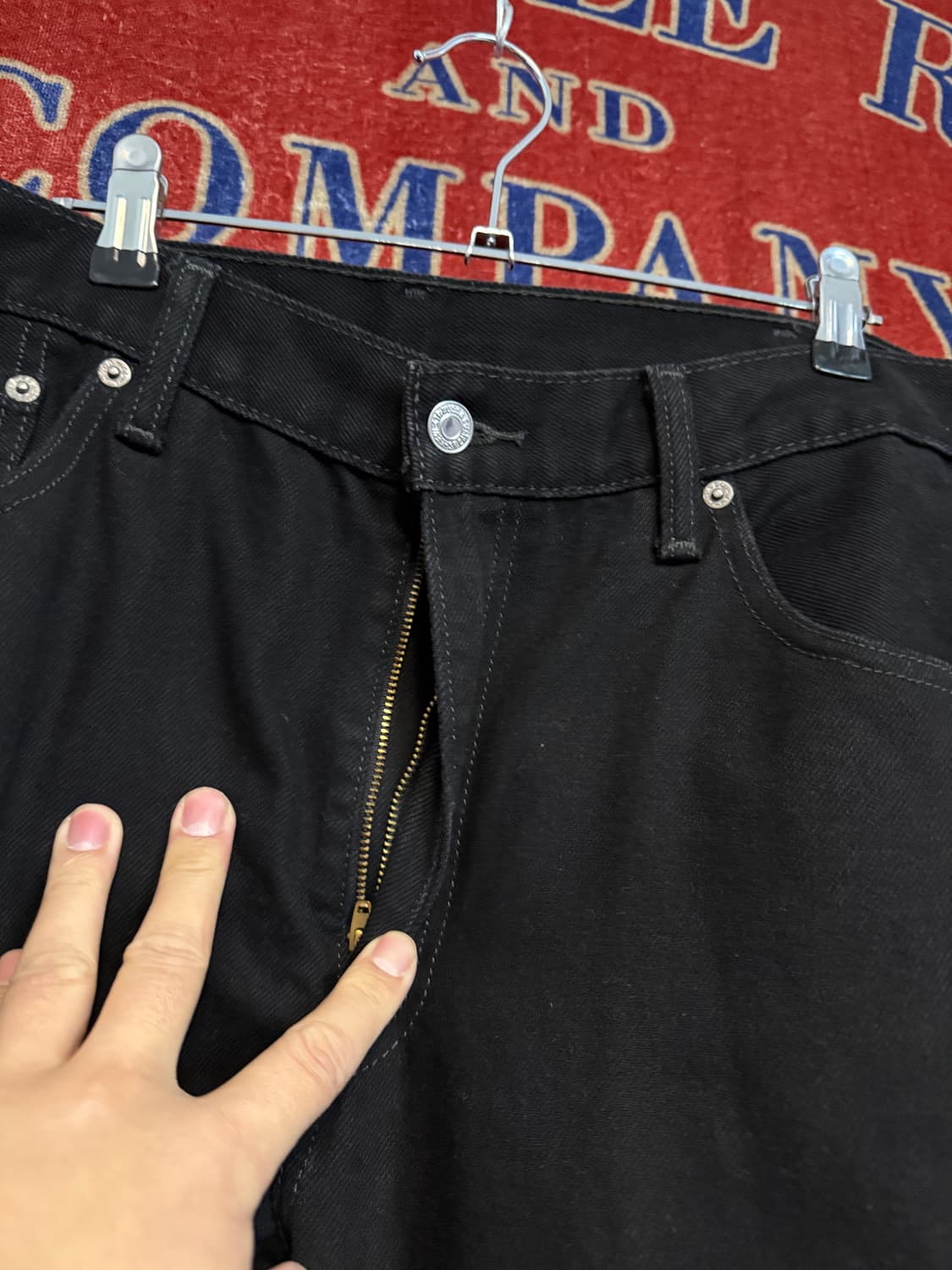 리바이스 505 흑청 38/30 상품이미지2