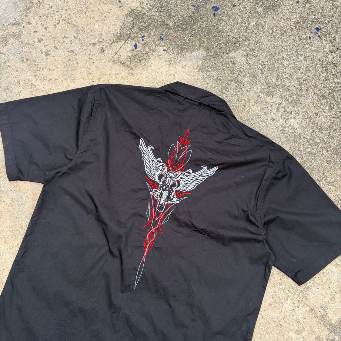 드래곤 플라이 로드하우스 빈티지 반팔셔츠 XL 상품이미지8