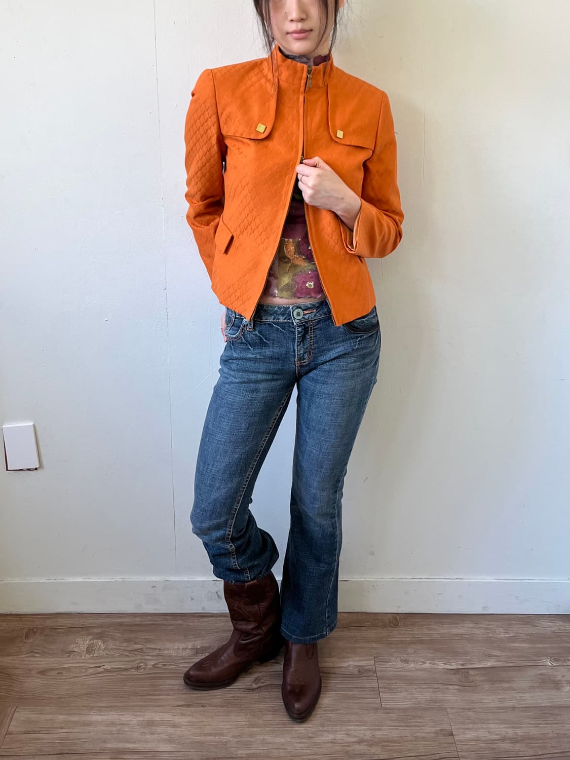 00‘s VALENTINO 자카드 자켓 상품이미지8