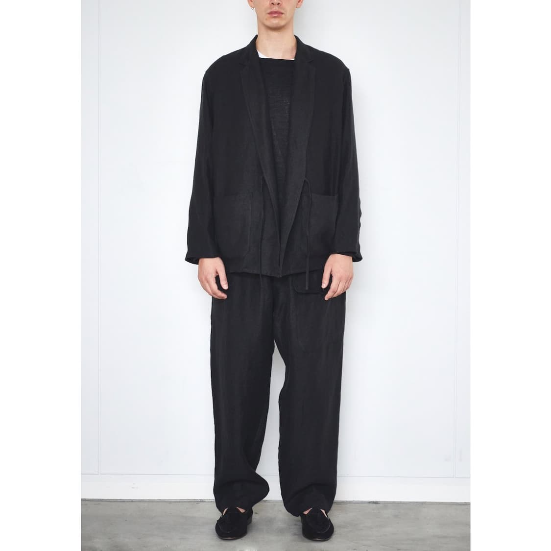 코모리 린넨 스트링 이지 팬츠 상품이미지1